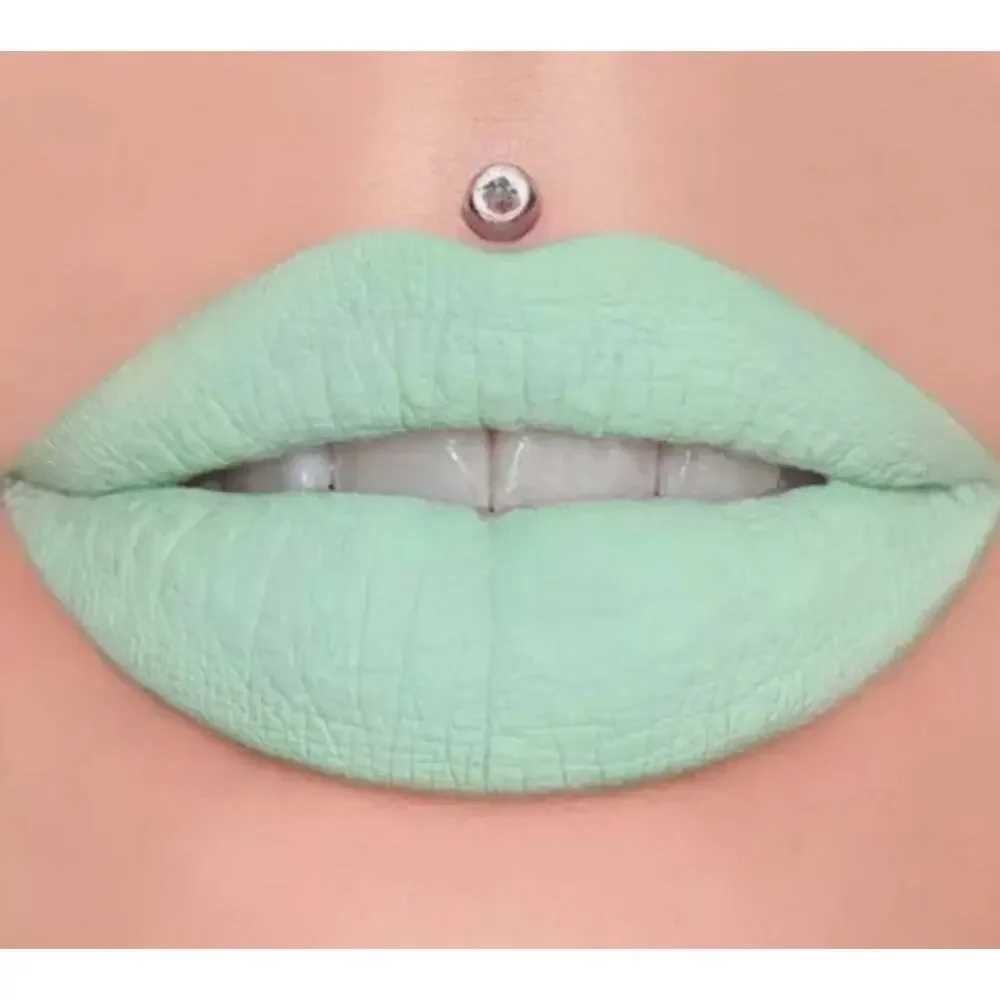Jeffree Star High Society Velour Liquid Matte Pastel Mint Green Lipstick NIB